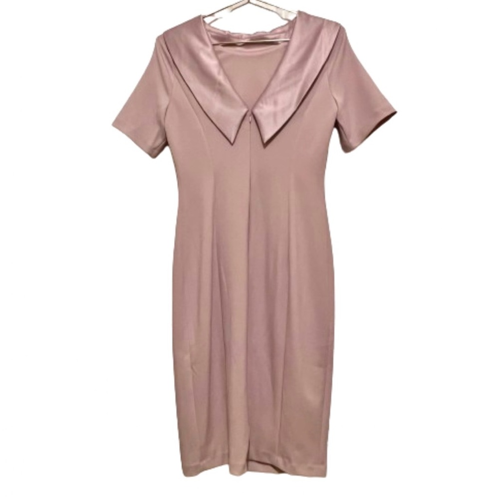 White House Black Market Dress Sz 6P Lined Pink NWT - Picture 2 of 8